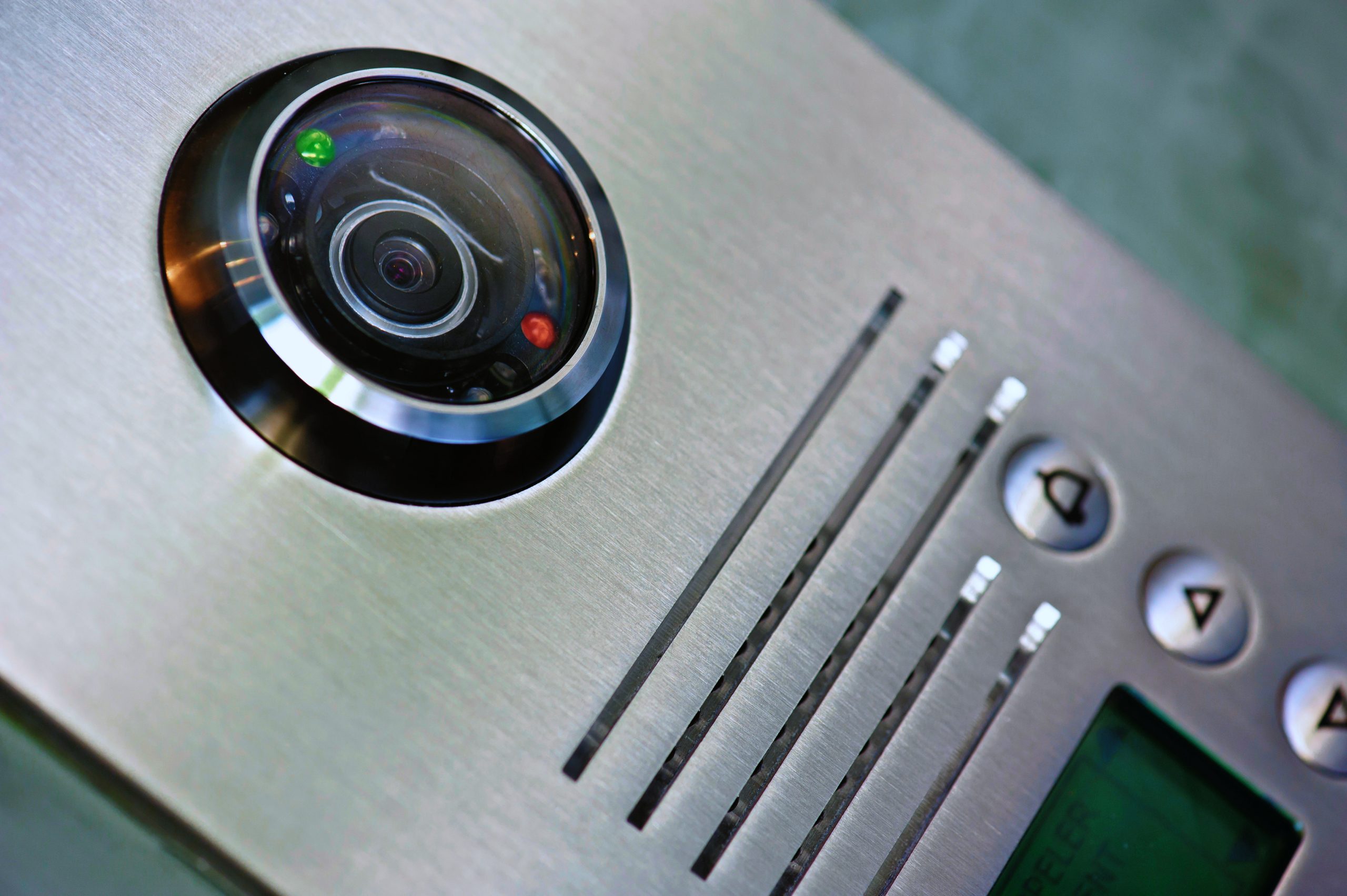 Video Intercom In The Entry Of A House