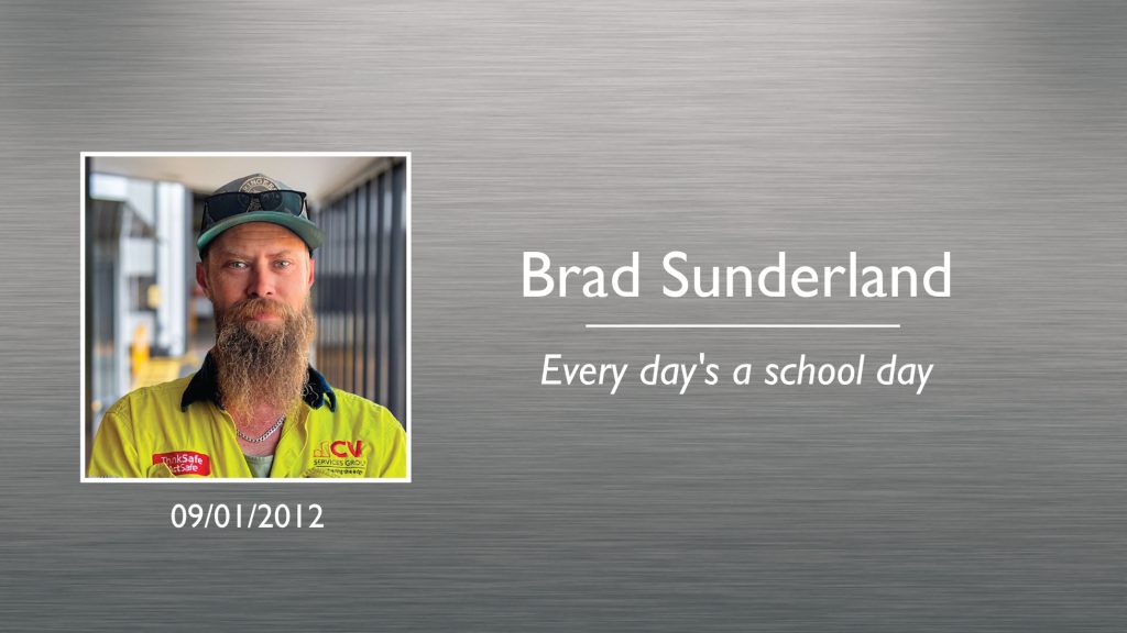 Brad Sunderland Plaque