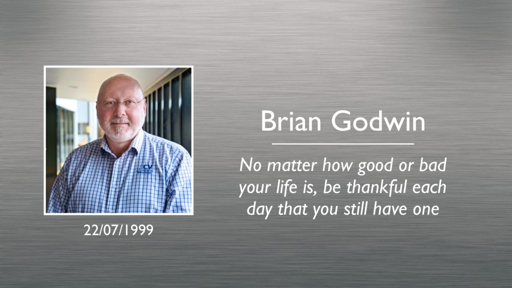 Brian Godwin Plaque