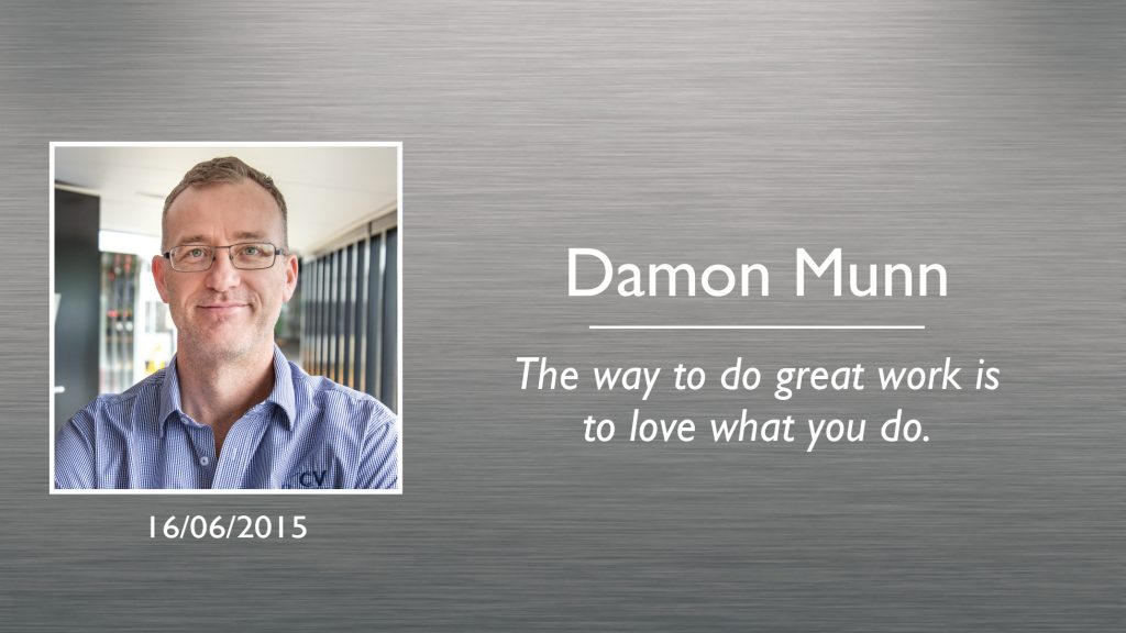 Damon Munn Plaque