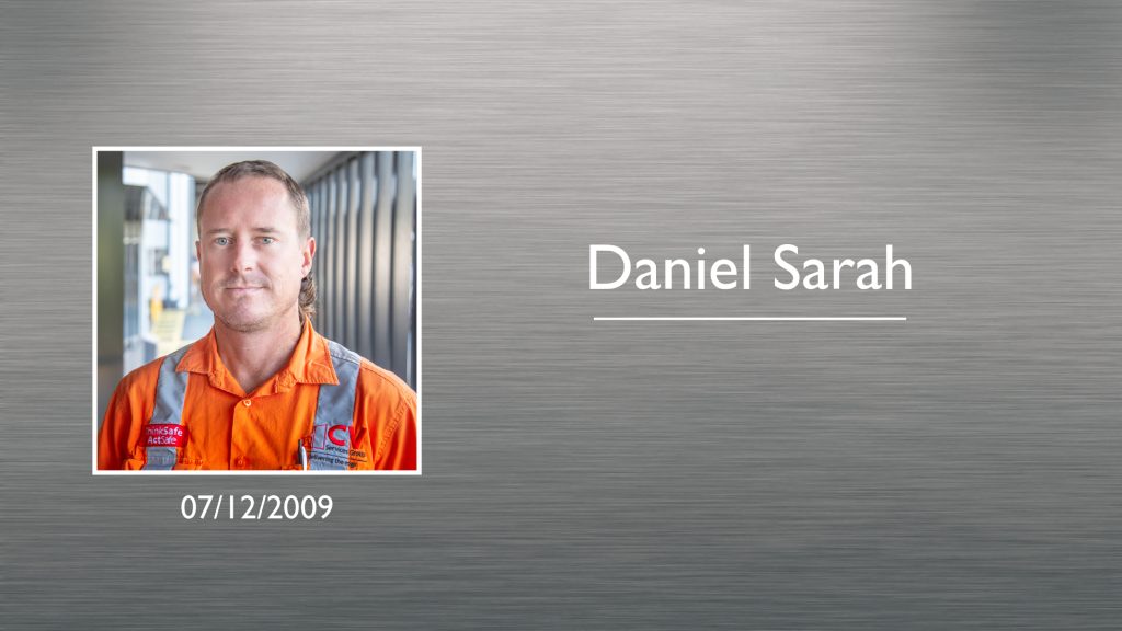 Daniel Sarah Plaque