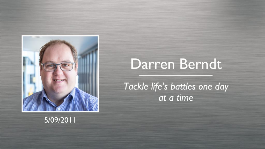 Darren Berndt Plaque