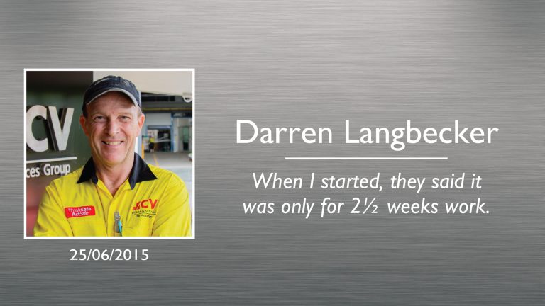 Darren Langbecker Plaque