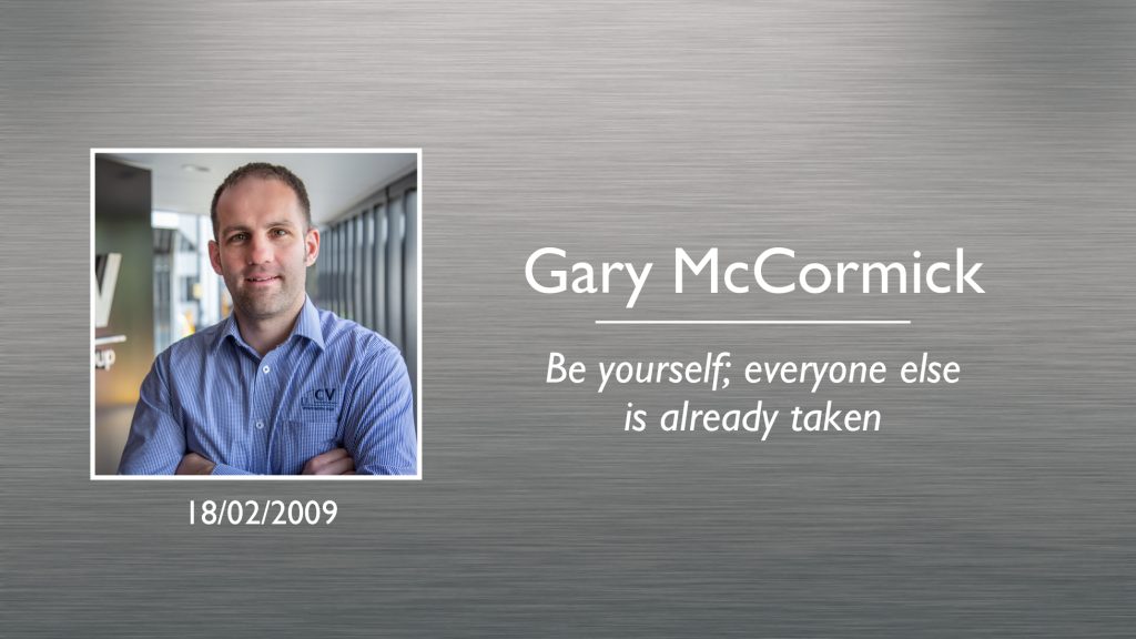 Gary Mccormick Plaque