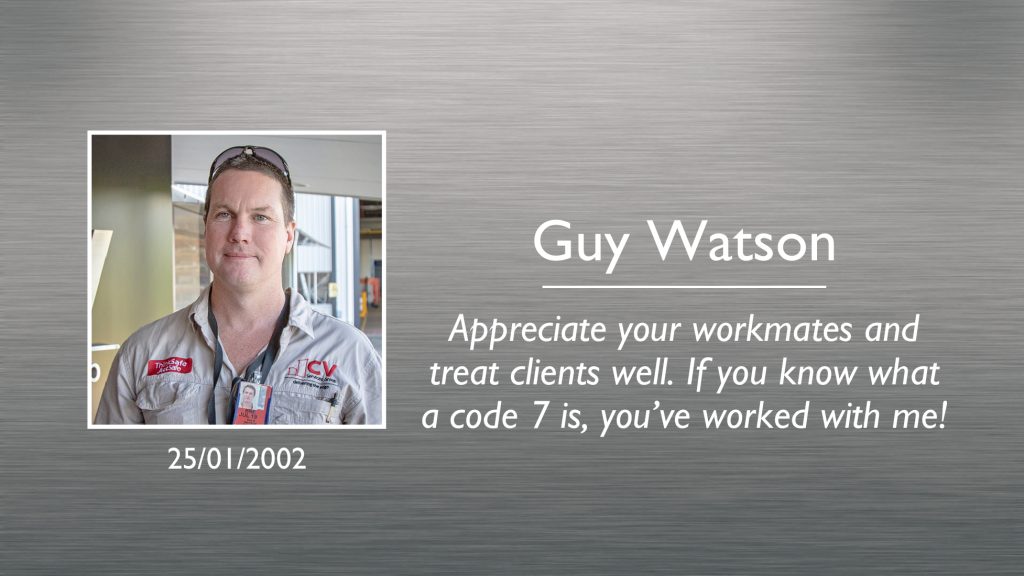 Guy Watson Plaque