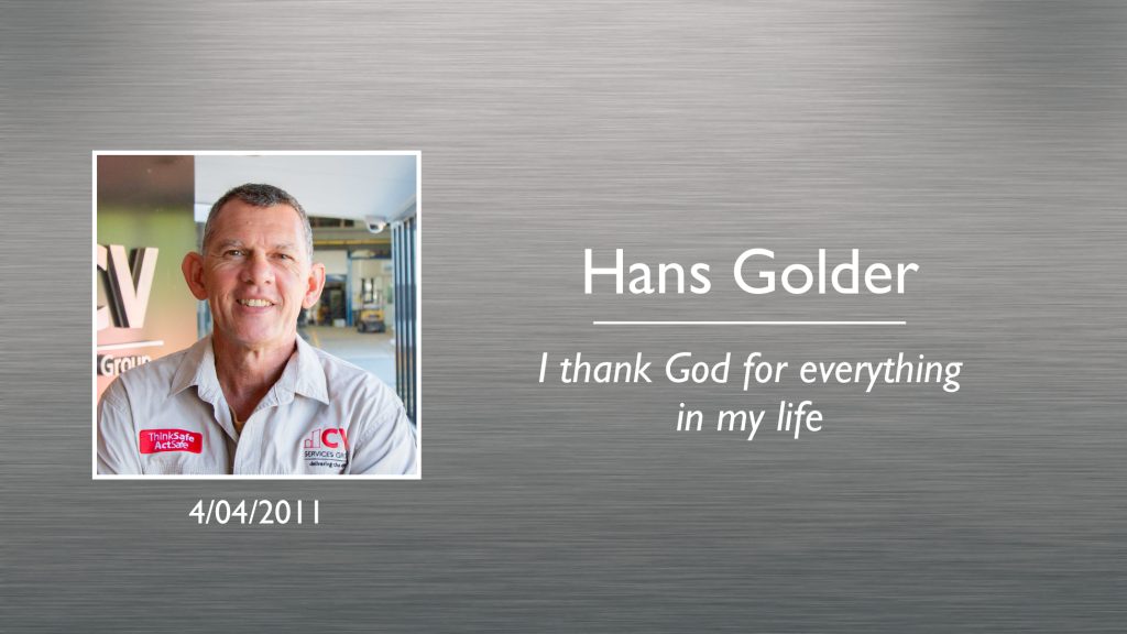 Hans Golder Plaque