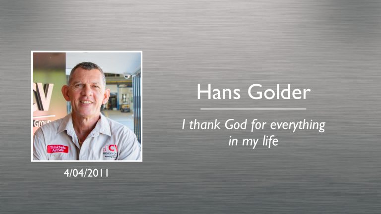 Hans Golder Plaque