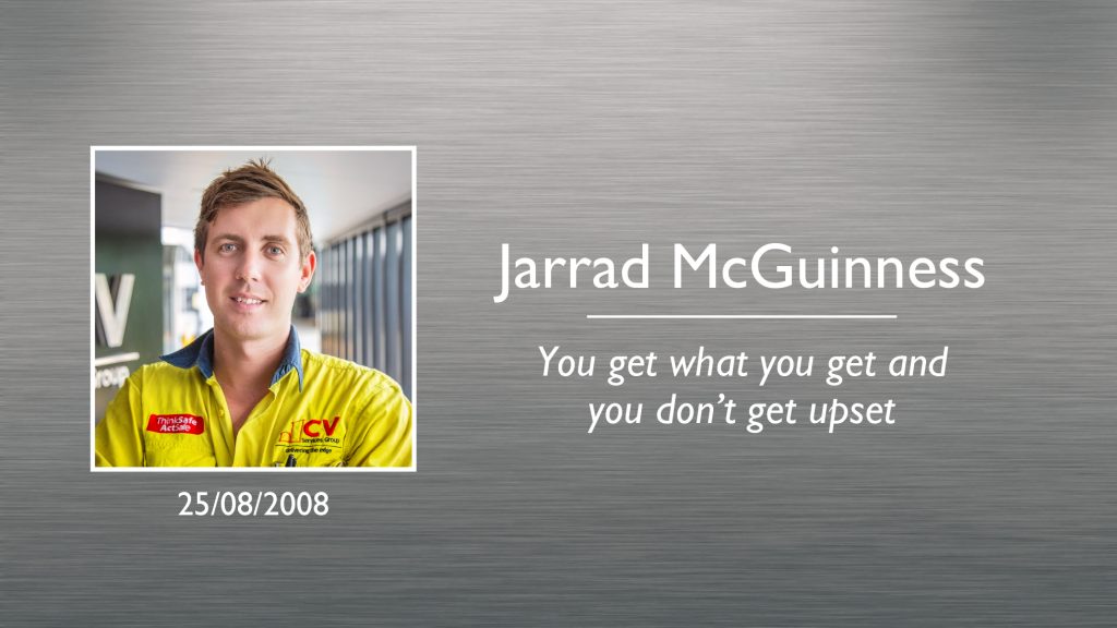 Jarrad Mcguinness Plaque