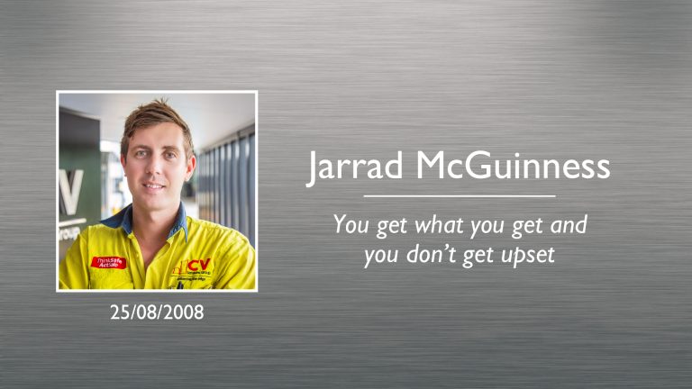 Jarrad Mcguinness Plaque