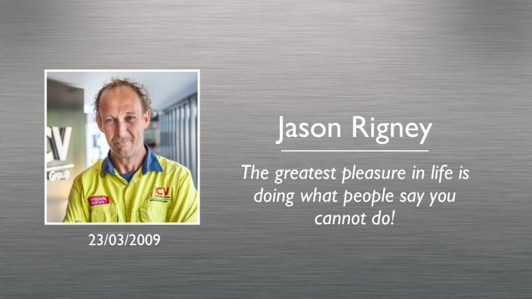 Jason Rigney Plaque