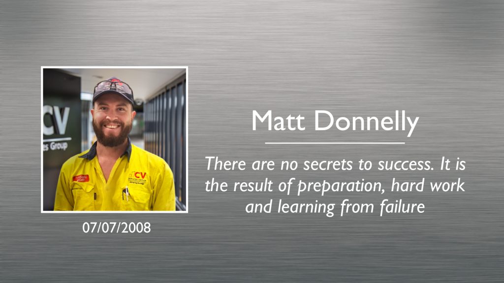 Matt Donnelly Plaque