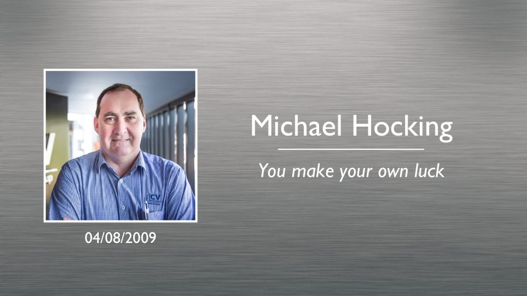 Michael Hocking Plaque