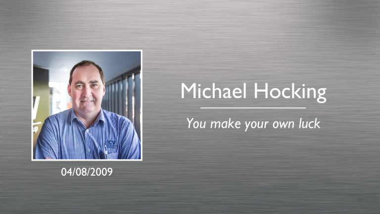 Michael Hocking Plaque