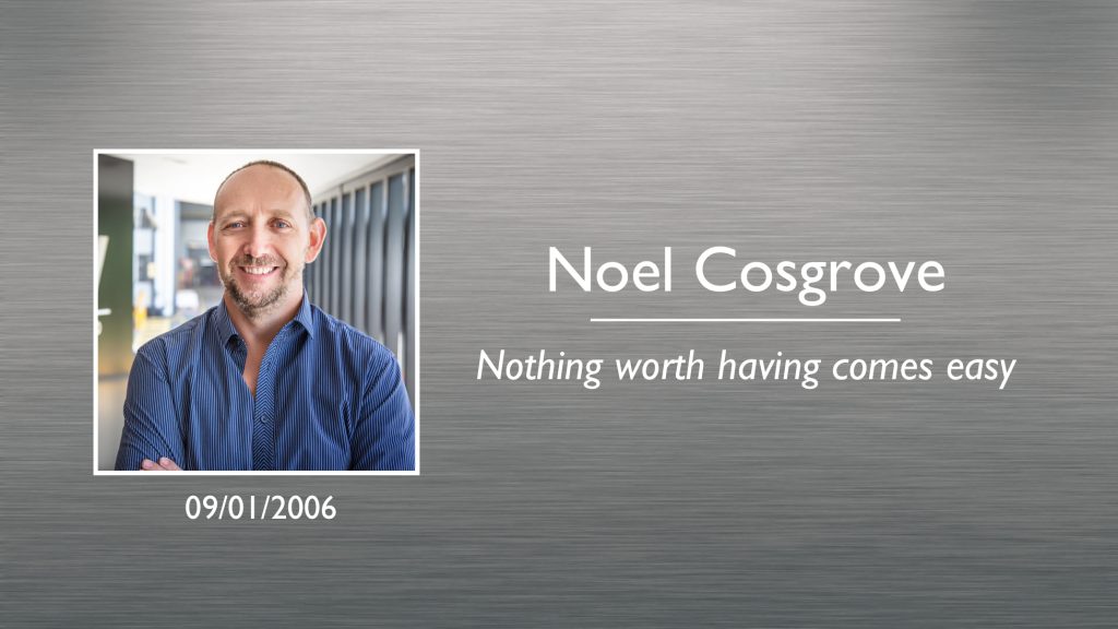 Noel Cosgrove Plaque