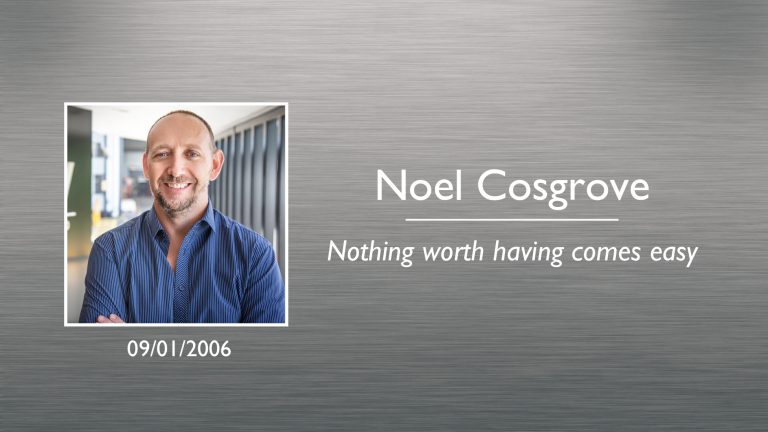 Noel Cosgrove Plaque