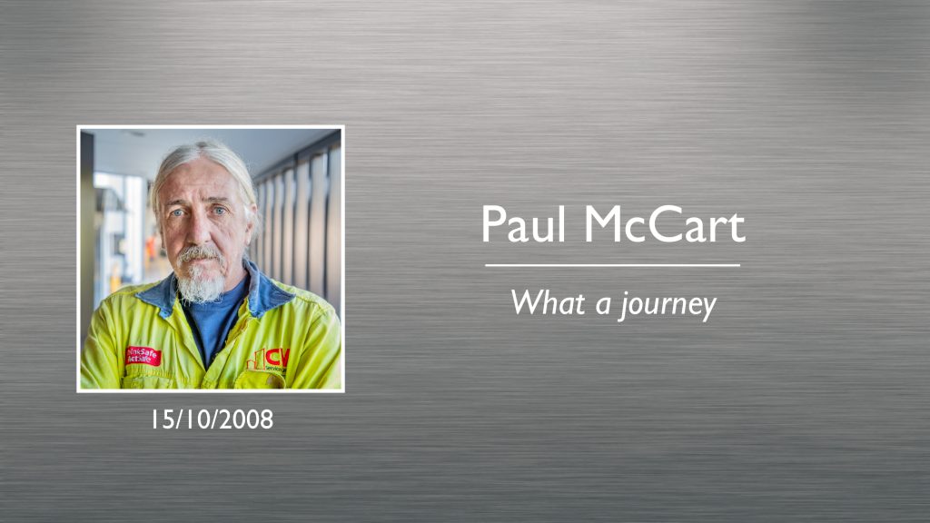 Paul Mccart Plaque