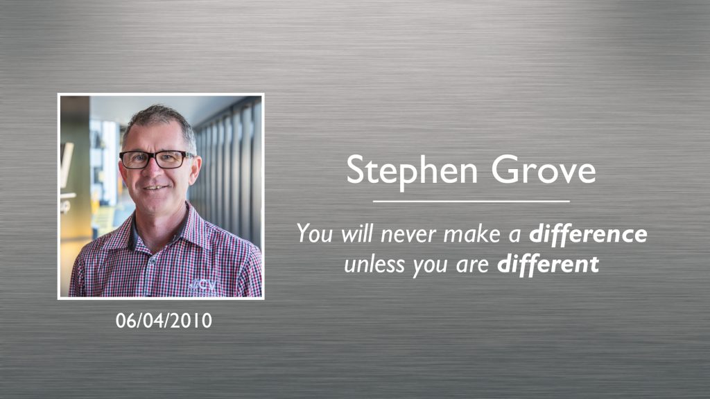 Stephen Grove Plaque