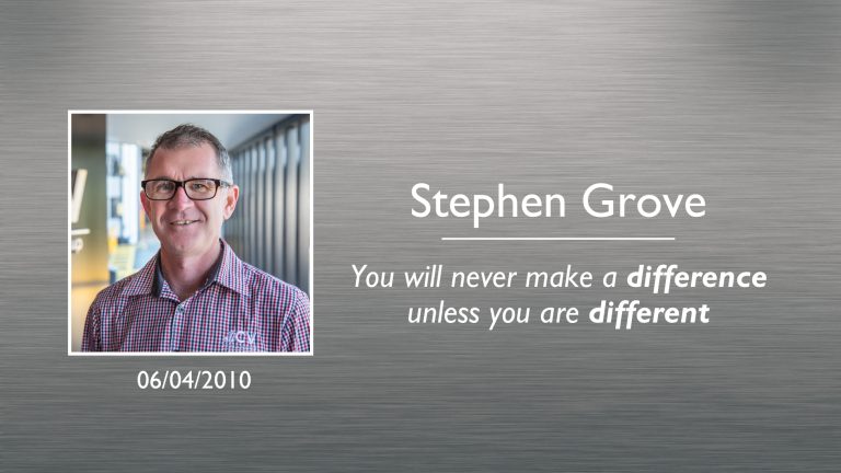 Stephen Grove Plaque
