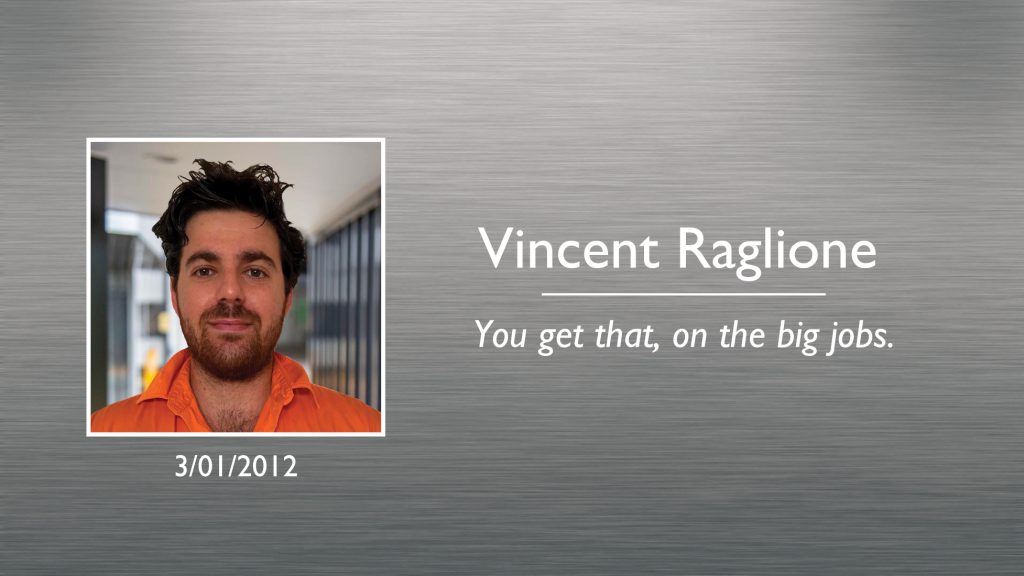 Vincent Raglione Plaque