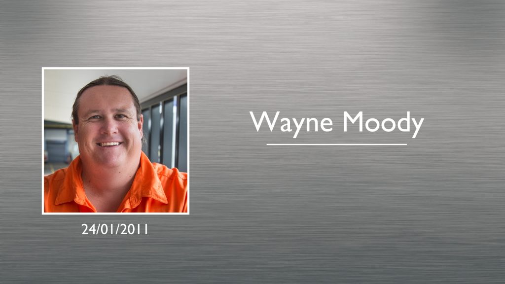 Wayne Moody Plaque